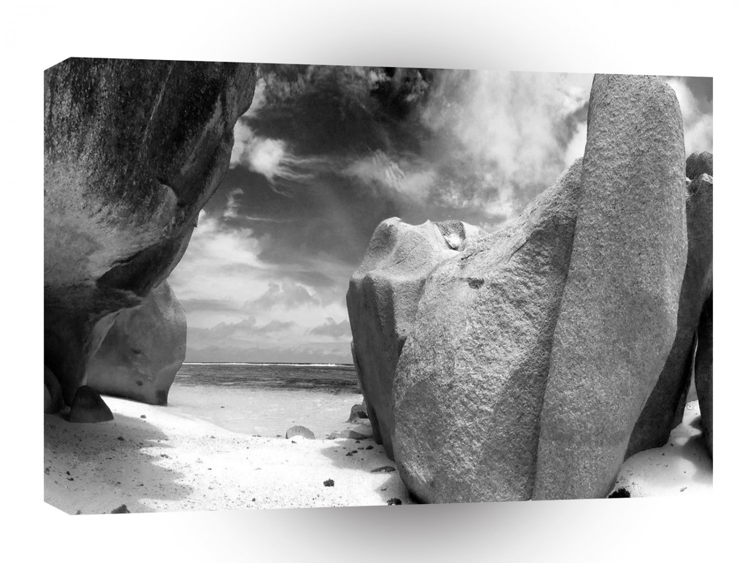 Abstract Landscape Big Boulder Beach A1 Xlarge Canvas