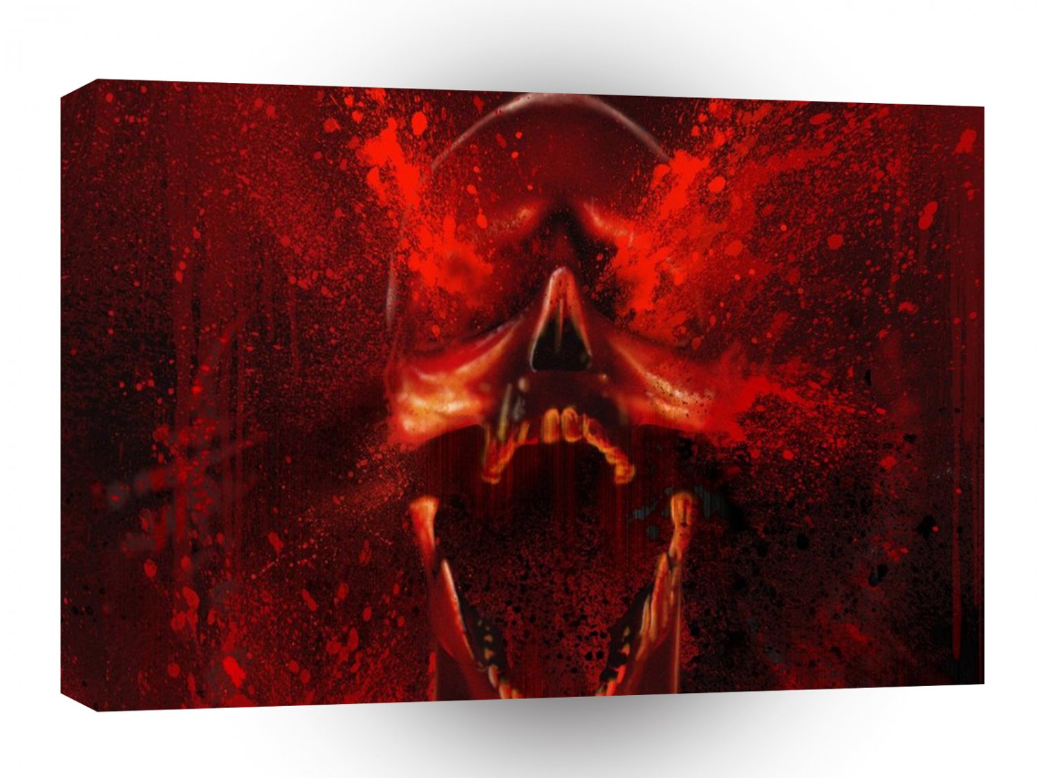 Abstract Landscape Bleeding End A1 Xlarge Canvas