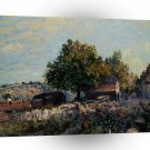 Abstract Landscape City Fields Of Joy A1 Xlarge Canvas