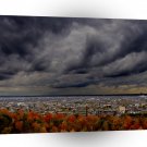 Abstract Landscape City Of N Sky A1 Xlarge Canvas