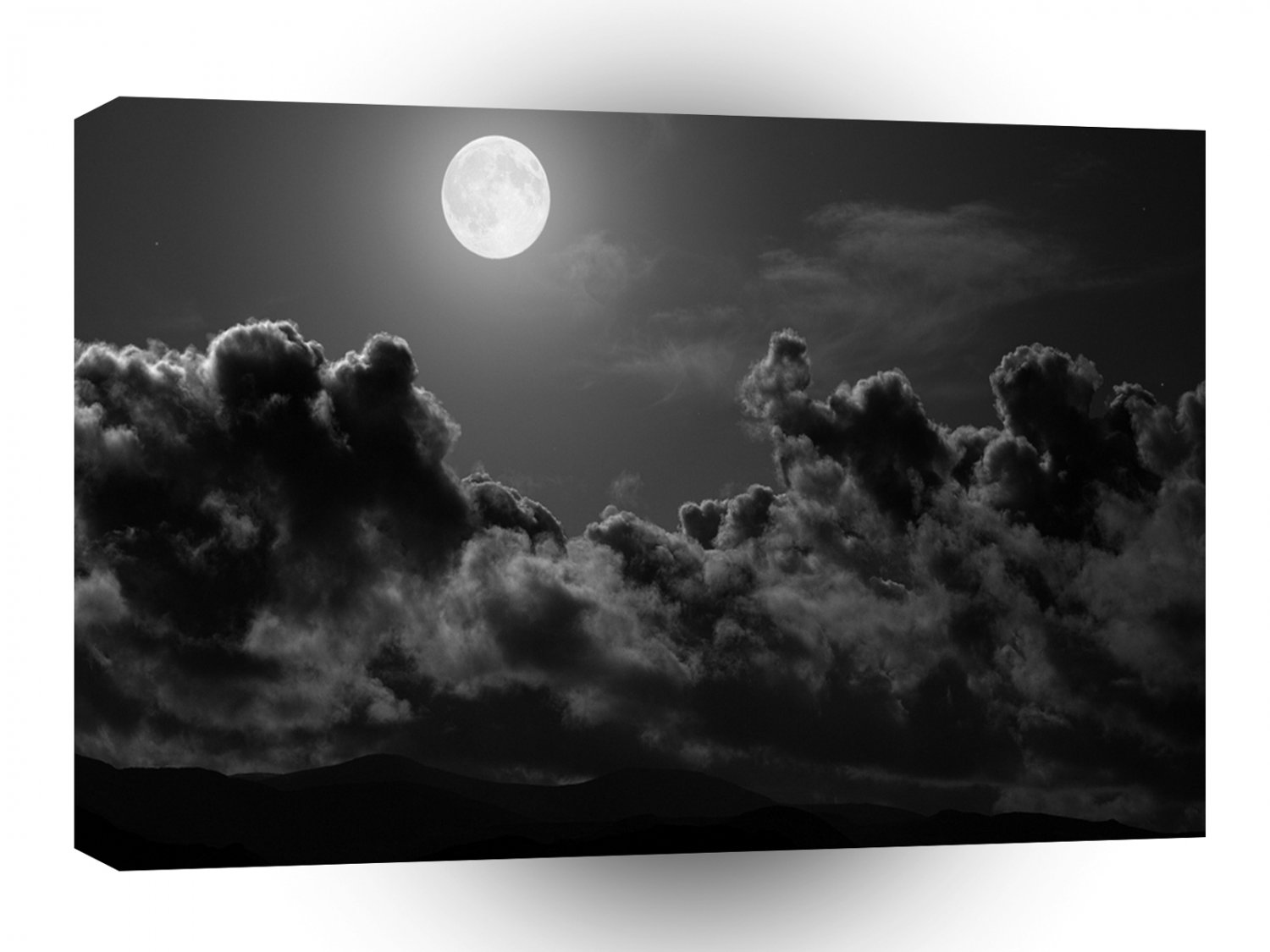 Abstract Landscape Clouds Explore Moonlight A1 Xlarge Canvas
