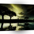 Abstract Landscape Lonley River Night A1 Xlarge Canvas