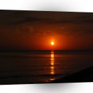 Abstract Landscape Red Glow Sunset A1 Xlarge Canvas