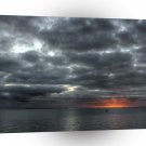 Abstract Landscape Sandringham Beach Sunset A1 Xlarge Canvas