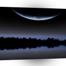 Abstract Landscape Serenity Hovers Above A1 Xlarge Canvas