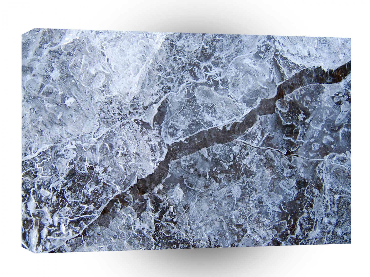Abstract Natural Force Ice Path A1 Xlarge Canvas