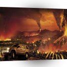 Abstract Nature Force Vocano City Rampage A1 Xlarge Canvas