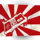 Abstract Nintendo Joypad A1 Xlarge Canvas