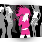 Abstract People Boogie Nights Disco A1 Xlarge Canvas