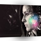 Abstract People Colourful Person A1 Xlarge Canvas