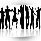 Abstract People Just Dance A1 Xlarge Canvas