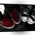 Abstract People Sneakers Vs Sneakers A1 Xlarge Canvas