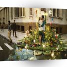 Abstract People Street Corner Life A1 Xlarge Canvas