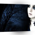 Abstract People Sweet Gothic Girl A1 Xlarge Canvas
