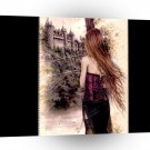 Abstract People The Lonesome Mistress A1 Xlarge Canvas