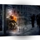Abstract People Traveller A1 Xlarge Canvas