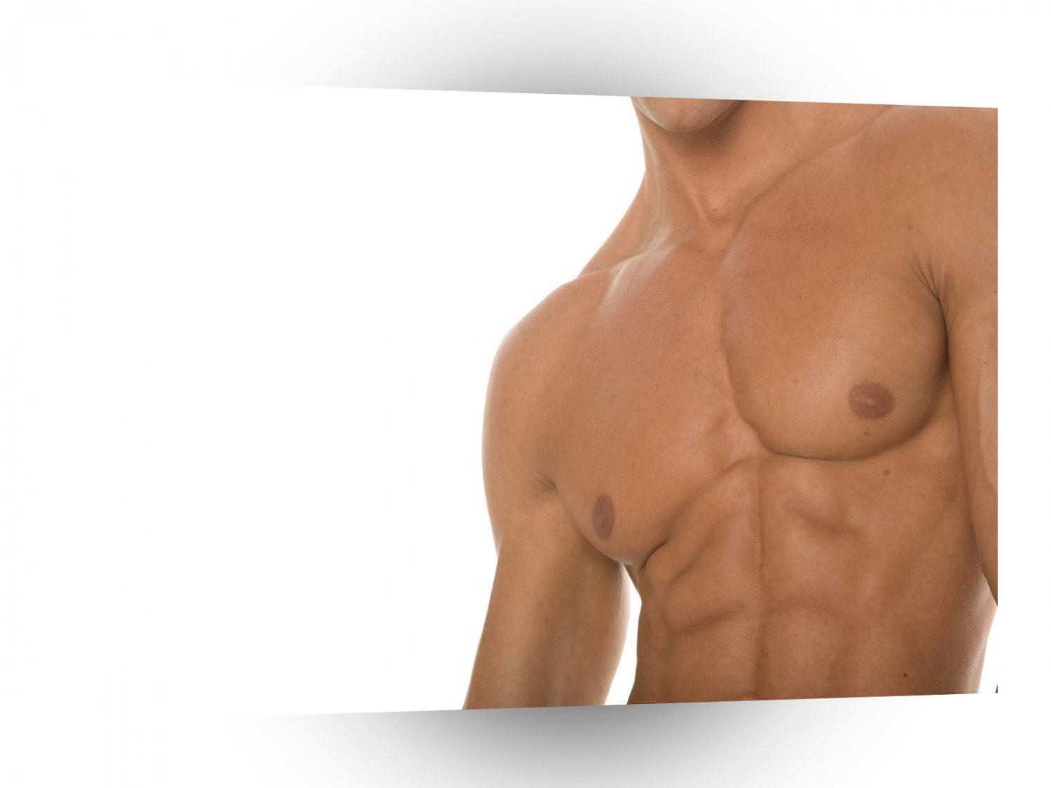 Abstract Real Man Torso Abs A1 Xlarge Canvas