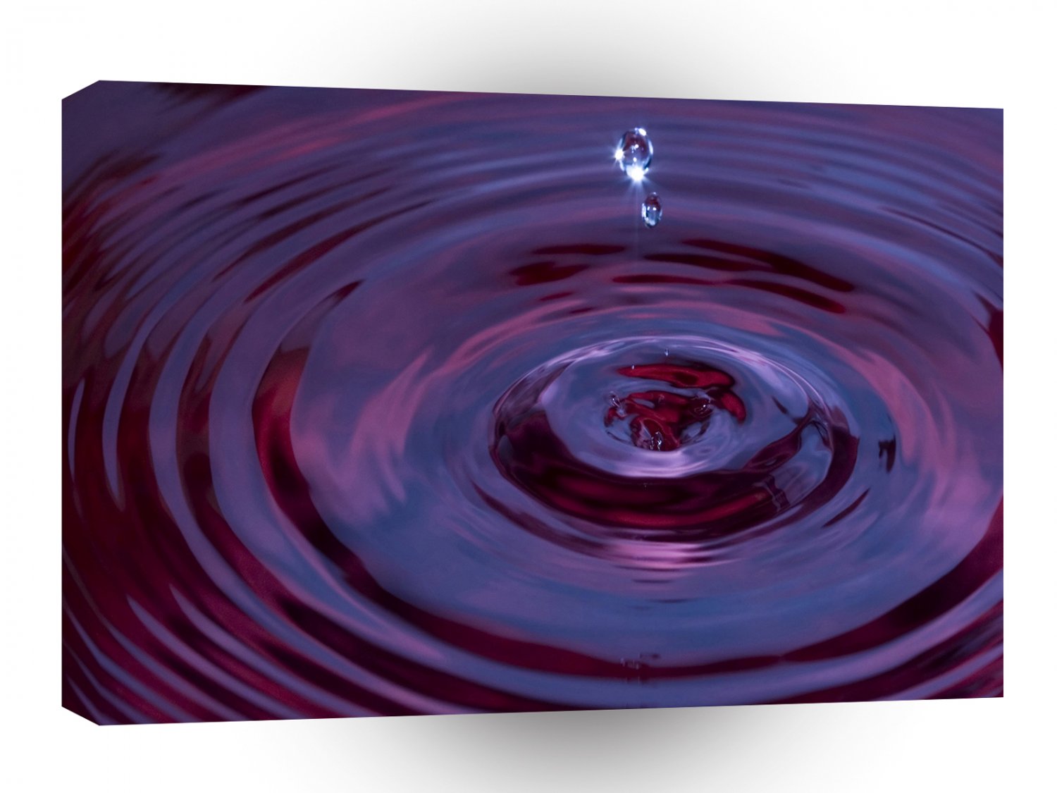 Abstract Red Rain Drips A1 Xlarge Canvas