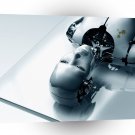 Abstract Robots Under Operation A1 Xlarge Canvas