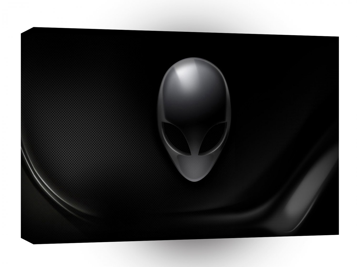 Abstract Sci Fi Alien Black Skull A1 Xlarge Canvas