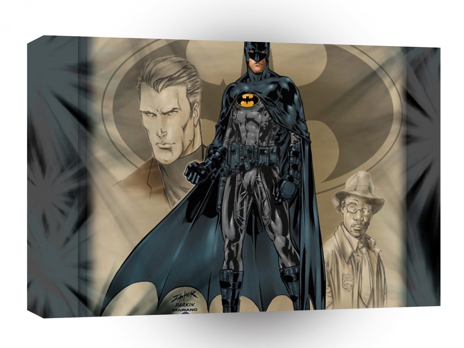 Abstract Sci Fi Batman A1 Xlarge Canvas