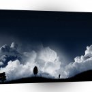 Abstract Sci Fi Clouds Have Landed A1 Xlarge Canvas