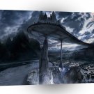 Abstract Sci Fi Eden Gods Empire A1 Xlarge Canvas