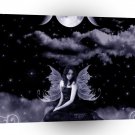 Abstract Sci Fi Fairy Of The Skies A1 Xlarge Canvas