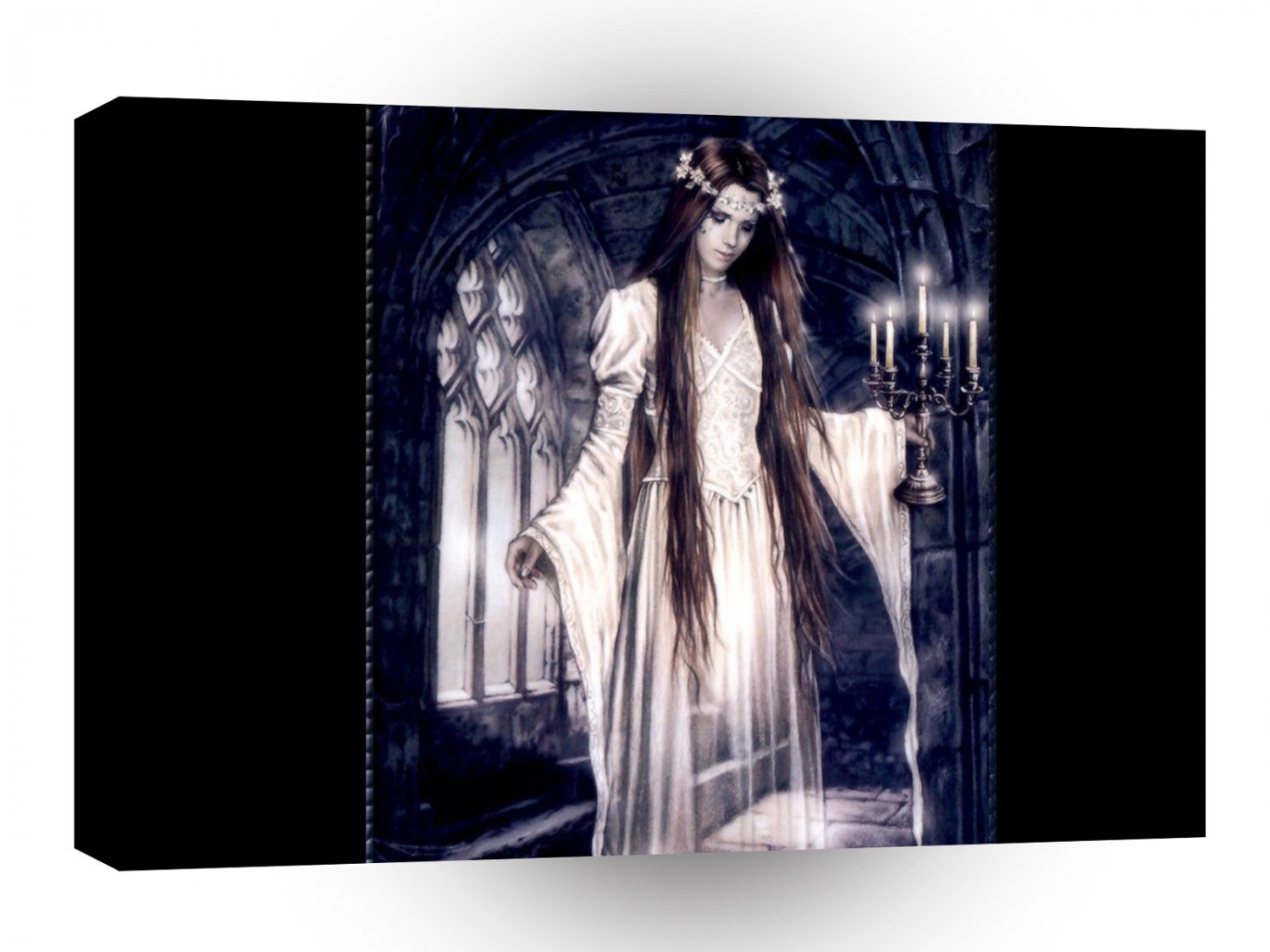 Abstract Sci Fi Ghost Wedding A1 Xlarge Canvas