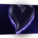 Abstract Shape Purple Heart Points A1 Xlarge Canvas