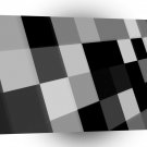 Abstract Shape Tilted Checkers A1 Xlarge Canvas