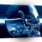 Abstract Skeletons Blue Crystal Skull A1 Xlarge Canvas