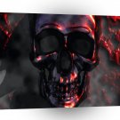 Abstract Skeletons Red Desert Skull A1 Xlarge Canvas