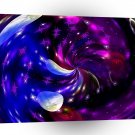 Abstract Spiral Colour Black Hole A1 Xlarge Canvas