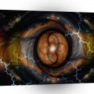 Abstract Spiral Eye Of Time A1 Xlarge Canvas