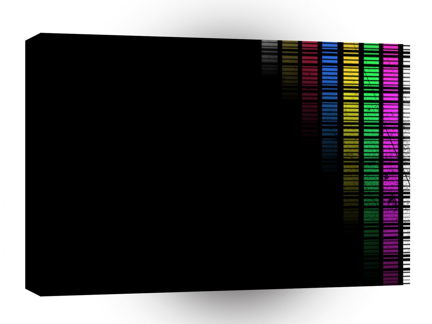 Abstract Techno Computer Colours A1 Xlarge Canvas