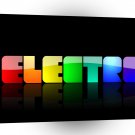 Abstract Techno Electro Funk Punk A1 Xlarge Canvas