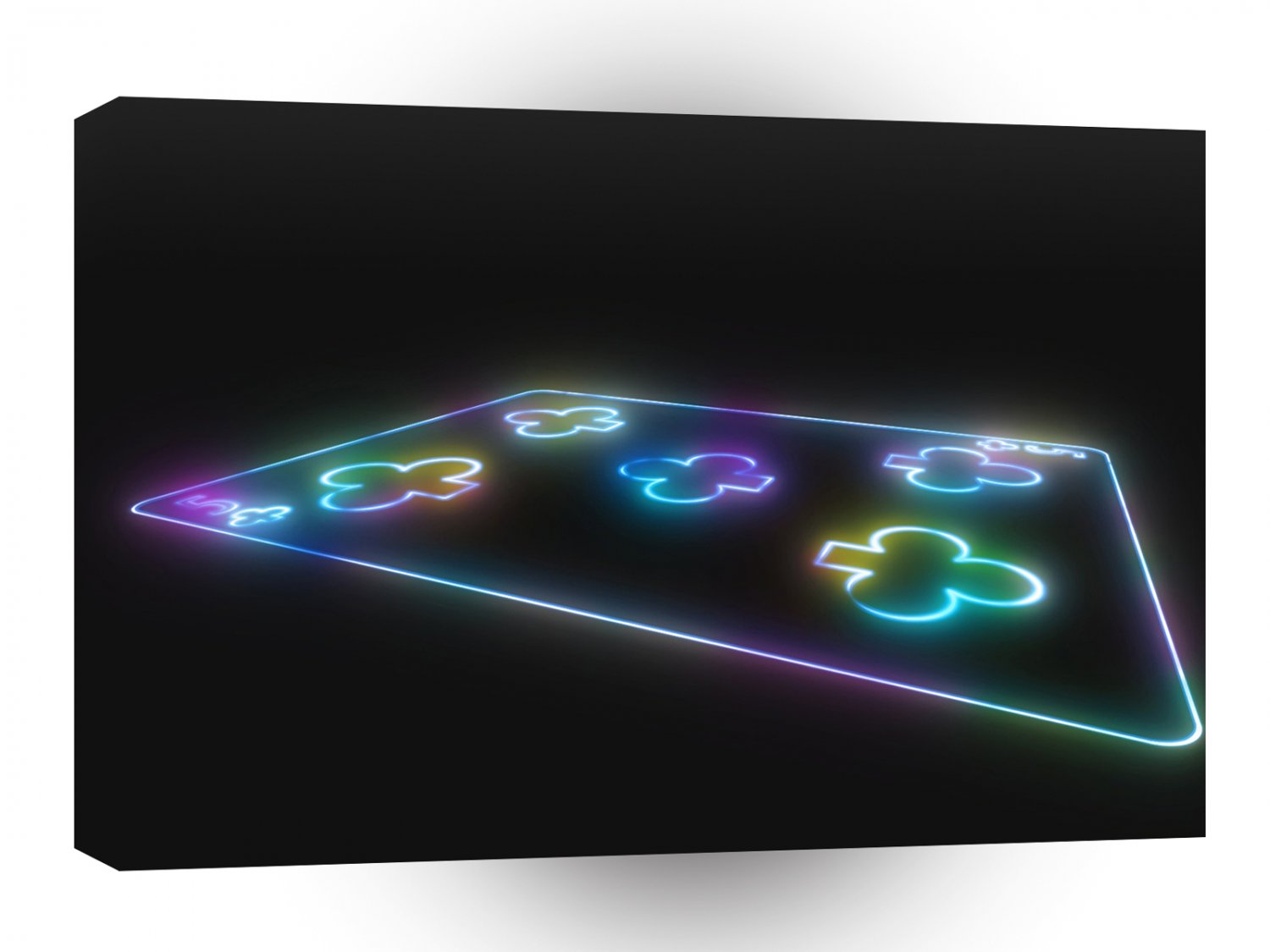 Abstract Techno Neo Card A1 Xlarge Canvas