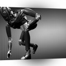 Abstract Techno Robotic Movement A1 Xlarge Canvas