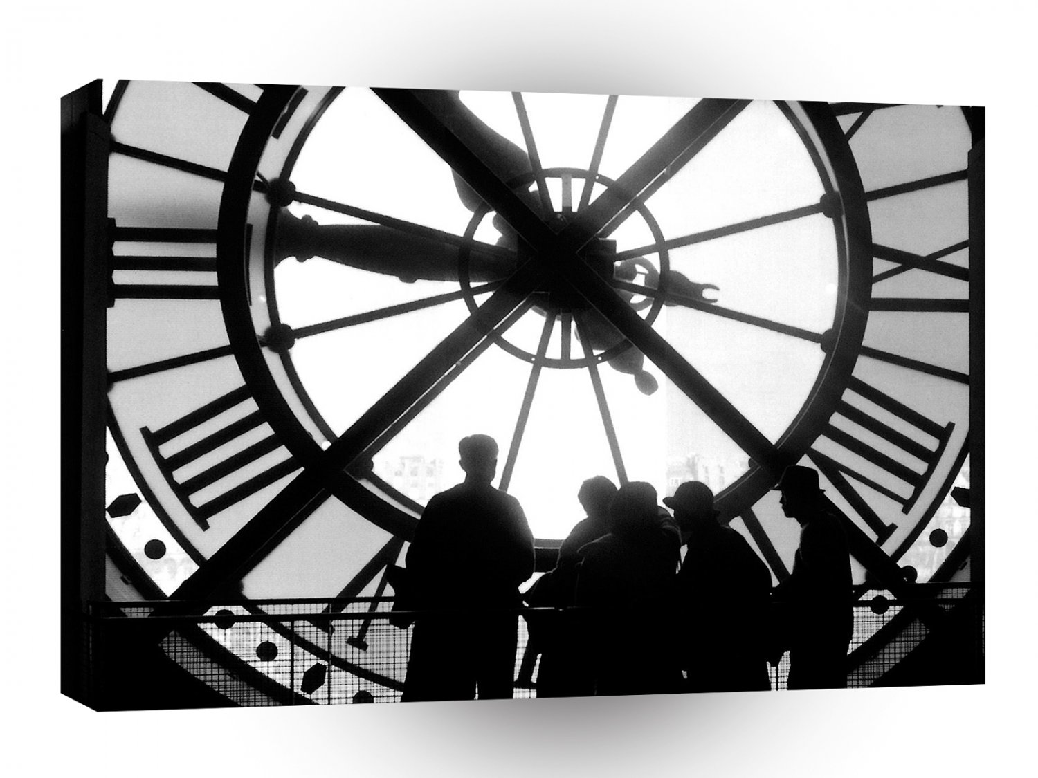 Abstract Time Piece A1 Xlarge Canvas