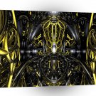 Abstract Transport Black Velvet Royale A1 Xlarge Canvas