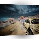 Abstract Transport Deserted Taxi A1 Xlarge Canvas