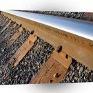 Abstract Transport Laying The Tracks A1 Xlarge Canvas