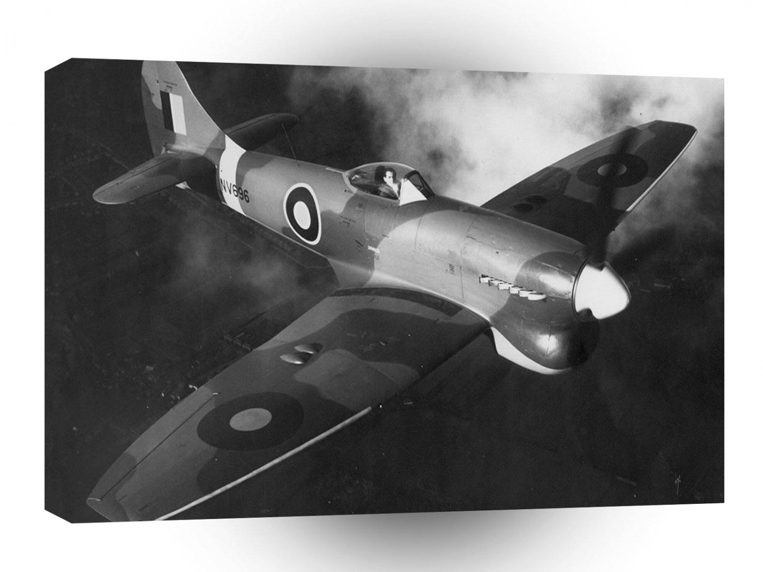Abstract Transport Spitfire Flight A1 Xlarge Canvas