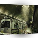 Abstract Transport Subway Super Human A1 Xlarge Canvas