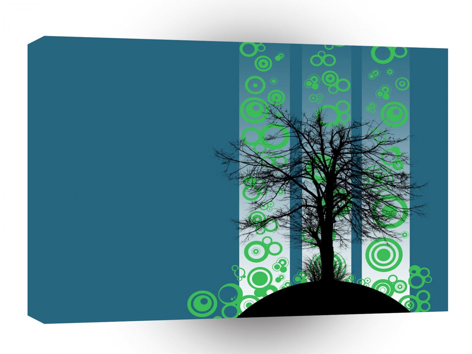 Abstract Tree Air Bubbles A1 Xlarge Canvas