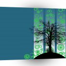 Abstract Tree Air Bubbles A1 Xlarge Canvas