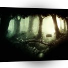 Abstract Tree Forbidden Forest A1 Xlarge Canvas