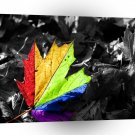 Abstract Tree Primary Leaf A1 Xlarge Canvas