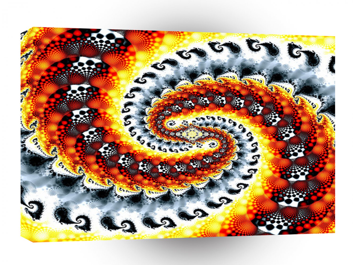 Abstract Trippy Spin Universe A1 Xlarge Canvas
